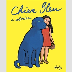 Chien bleu a colorier