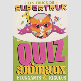 Quiz animaux etonnants et rigolos cartes