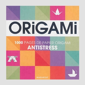 Origami 1000 pages papier anti stress