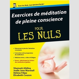 Exercices de meditation pleine conscienc