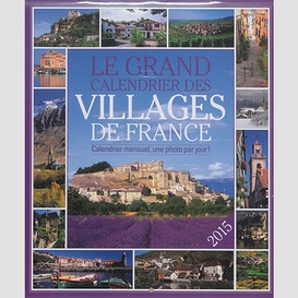 Grand calendr beaux villages france 2015