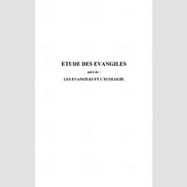 Etude des evangiles