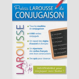 Precis larousse de conjugaison