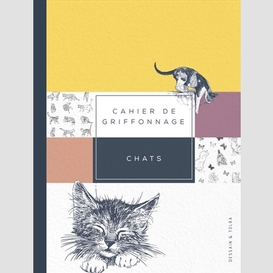 Cahier de griffonnage chats