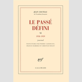 Passe defini t.6 1958-1959 (le)