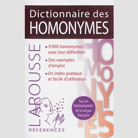 Dictionnaire des homonymes