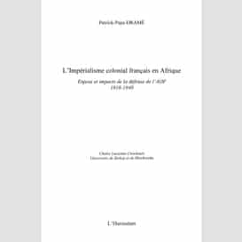 L'impérialisme colonial français en afrique