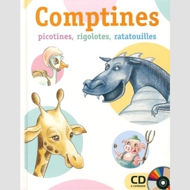 Comptines picotines rigolotes+cd
