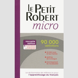 Petit robert micro -le