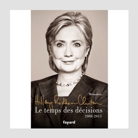 Temps des decisions memoires 2008-2013