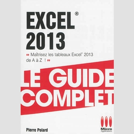 Excel 2013