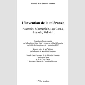 L'invention de la tolérance