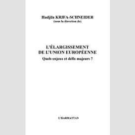 L'élargissement de l'union européenne