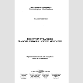 Education et langues