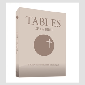 Tables de la bible