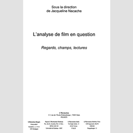 L'analyse de film en question