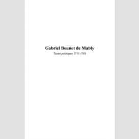 Gabriel bonnot de mably