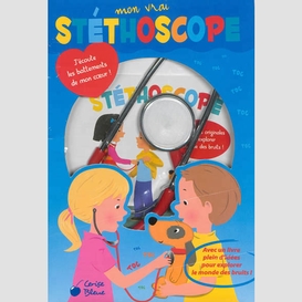 Mon vrai stethoscope coffret(livre + ste