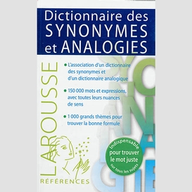 Dict synonymes et analogie