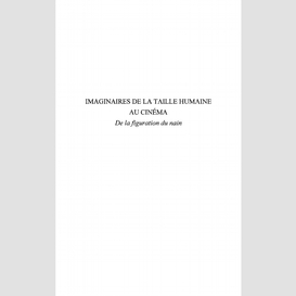 Imaginaires de la taille humaine au cinéma