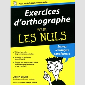 Exercices d'orthographe