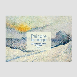 Peindre la neige 20 cartes a poster