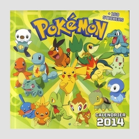 Calendrier pokemon 2014