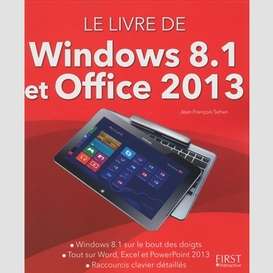 Livre de windows 8 1 et office 2013