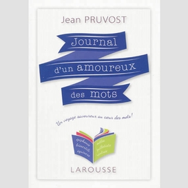 Journal d'un amoureux des mots