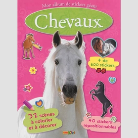 Chevaux mon album stickers geant