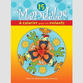 15 mandalas a colorier (orange)