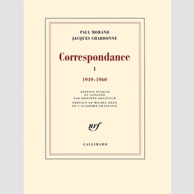 Correspondance vol.1 1949-1960