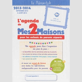 Agenda de mes deux maisons 2013-2014