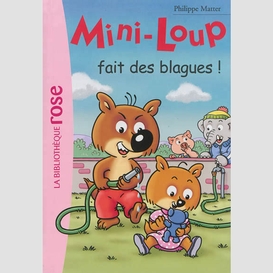 Mini loup fait des blagues