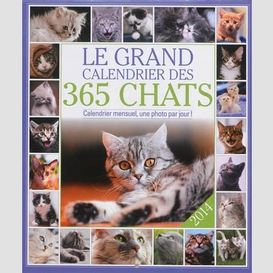Grand calendrier des 365 chats (le) 2014