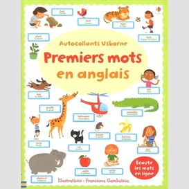 Premiers mots en anglais (autocollants)