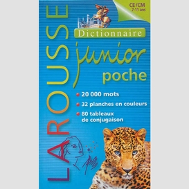 Dictionnaire larousse junior poche
