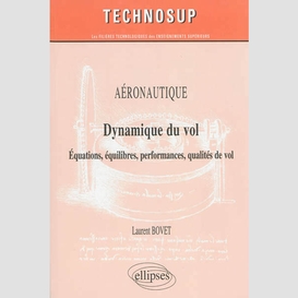 Aeronautique :dynamique du vol equations