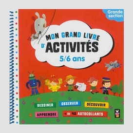 Mon grand cahier d'activites 5-6 ans