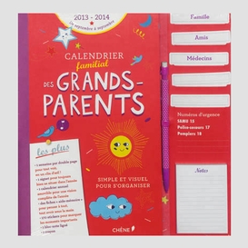 Calendrier famili grands parents 2013-14