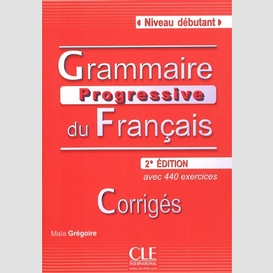 Gramm prog francais debutant corriges