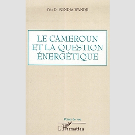 Le cameroun et la question énergétique