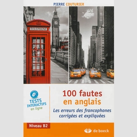 100 fautes en anglais