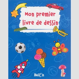 Mon premier livre de dessin (bleu)