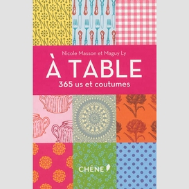 A table 365 us et coutumes