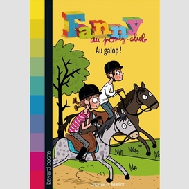 Fanny au poney-club -au galop