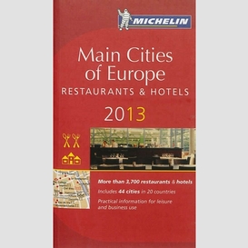 Restaurants and hotel 2013  europe