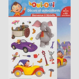 Oui-oui decors et autocollants