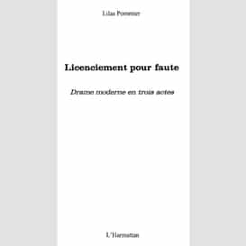 Licenciement pour faute