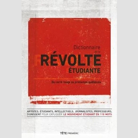 Dictionnaire de la revolte etudiante